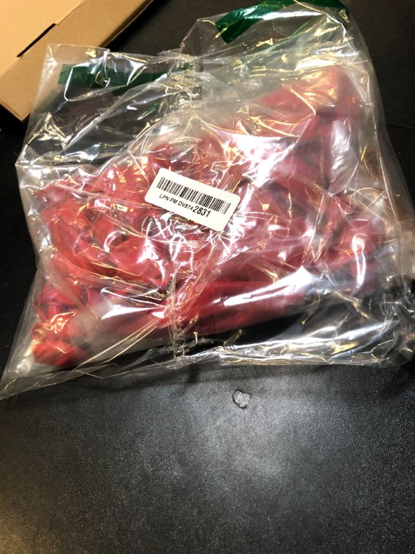 Photo 1 of RUBFAC 129pcs Red Balloons Different Sizes 18 12 10 5 Inch for Garland Arch, Premium Latex Balloons Red Birthday Decorations Wedding Valentine's Day Baby Shower Party Decor