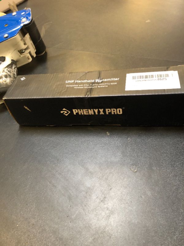 Photo 1 of Phenyx Pro Professional Wireless Microphone, UHF Dynamic Mic, Metal Cordless Mic, Handheld Microphone for PTU-71/PTU-7000/PTU-6000 with Selectable Frequencies (PWH-7)