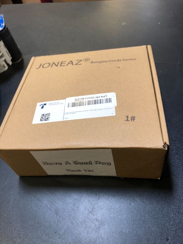 Photo 1 of Joneaz Ball Bungee Cords 9 inch Black, Real Latex Bungee Cord, Stretch to 20 inch, 50-Piece