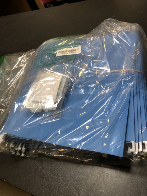 Photo 1 of Blue Hanging File Folders,50 Packs Reinforced Hang Folders,Designed for Home and Office Color Coded File Organization, Letter Size