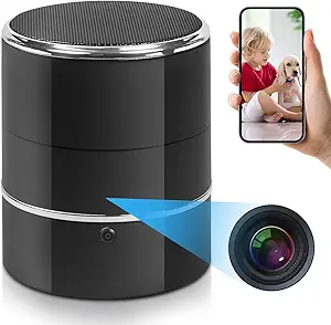 Photo 1 of SOPKVL Bluetooth Speaker Dome Camera - HD 1080P Wireless Camera - WiFi Camera with 240° Ultra Wide Angle Lens - Supports WiFi Bluetooth connectivity.
