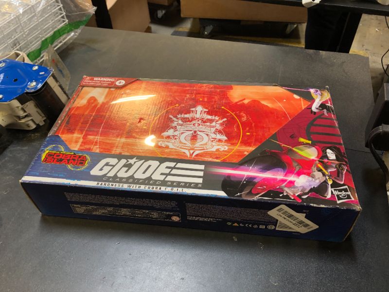 Photo 1 of GI G.I. Joe Classified BARONESS w COBRA COIL Motorcycle Cobra Island