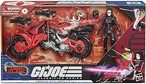 Photo 1 of GI G.I. Joe Classified BARONESS w COBRA COIL Motorcycle Cobra Island