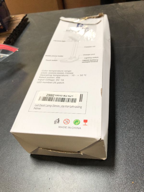 Photo 1 of R RUCKERCO Led Desk Lamp Dimmable Desk Light Reading Lamp 3 Lighting Modes, Eye Protection Lamp Desk Accessories, Study Desk Lamp Equipped USB Charger Suitable for Home Office is for Gift Giving