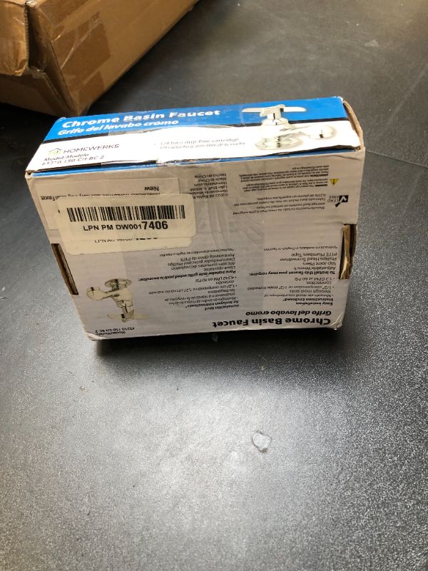 Photo 1 of HOMEWERKS WORLDWIDE 3210-150-CH-B-Z Chrome Single Heavy Duty Basin Faucet