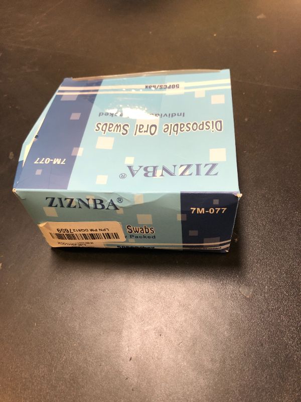 Photo 1 of 50 Disposable Oral Care Swabs, Sponge Dental Swabsticks Unflavored Sterile(Pink?