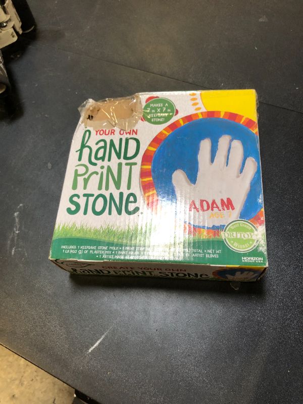 Photo 1 of Creative Roots Create Your Own Handprint Stone by Horizon Group USA