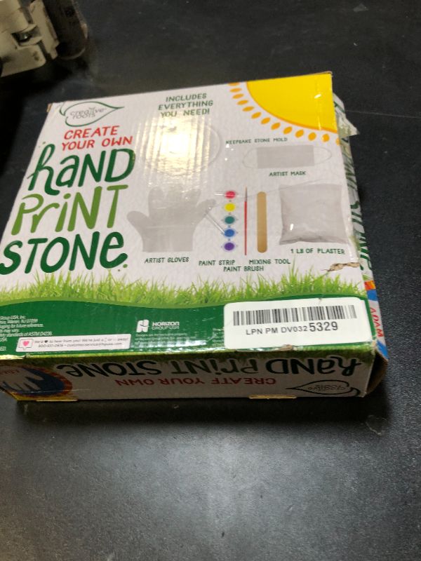 Photo 1 of Creative Roots Create Your Own Handprint Stone by Horizon Group USA