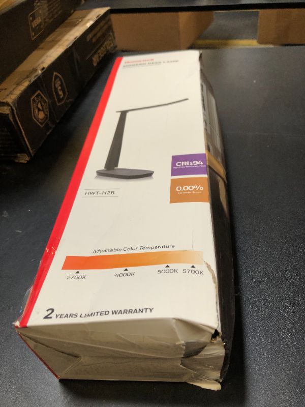 Photo 1 of HONEYWELL Desk Lamp for Home Office, Dimmable LED Desk Light with USB A+C Dual Charging, 4 Modes Brightness Touch Lamp with Timer, Eye Caring Foldable Reading Light, Table Lamp for Study Nightstand