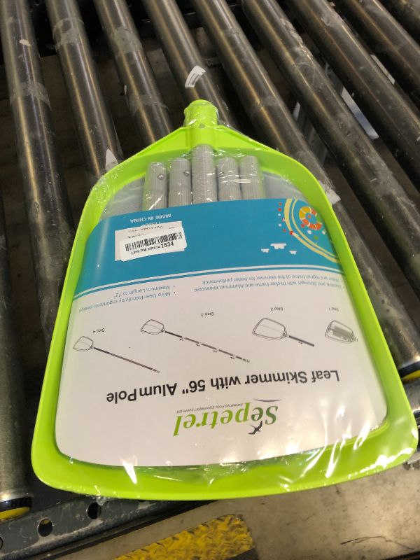 Photo 1 of Pool Skimmer Net- Ultral Fine Mesh Rake with Pole,Accessories for Cleaning Inground/Above Ground Swimming Pool, Pond,Spa and Hot Tub Leaf Debris