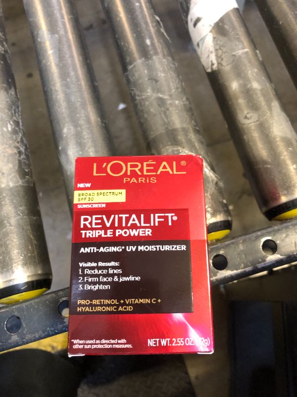 Photo 1 of L'Oreal Paris Revitalift Triple Power Face and Neck Moisturizer, Anti Aging Face Cream with Broad Spectrum SPF 30, Pro-Retinol, Hyaluronic Acid and Vitamin C, 1 Kit