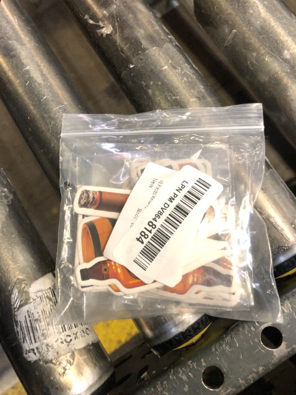 Photo 1 of 48 Pieces Whiskey Cupcake Toppers Aged to Perfection Party Supplies for Whiskey Party Man Happy Birthday Party