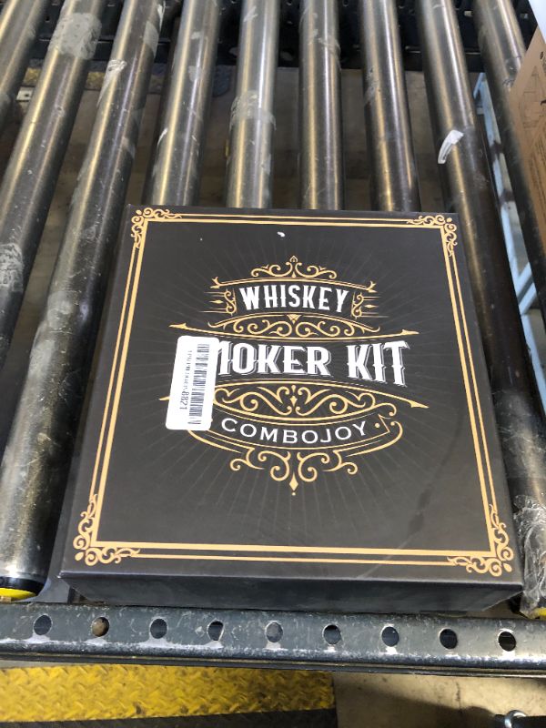 Photo 1 of Whiskey Smoker Kit with Torch - 6 Flavors Wood Chips, 2 Glasses, 2 Ice Ball Molds - Cocktail Smoker Infuser Kit, Old Fashioned Drink Smoker Kit, Birthday Bourbon Whiskey Gifts for Men,Dad(NO Butane)