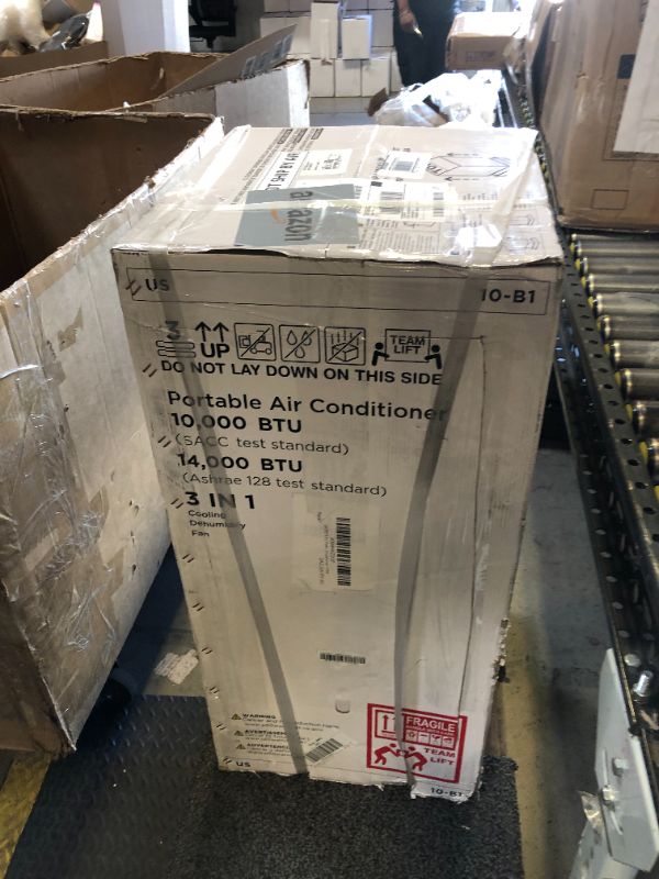 Photo 1 of 14000 BTU Portable Air Conditioners for Room up to 700 Sq. Ft, 3-IN-1 Portable AC Unit with Fan Dehumidifier, Drainage-free Cooling, 48 dB Quiet Sleep Mode, 24H Timer, Auto Swing, Windows Kit Included
