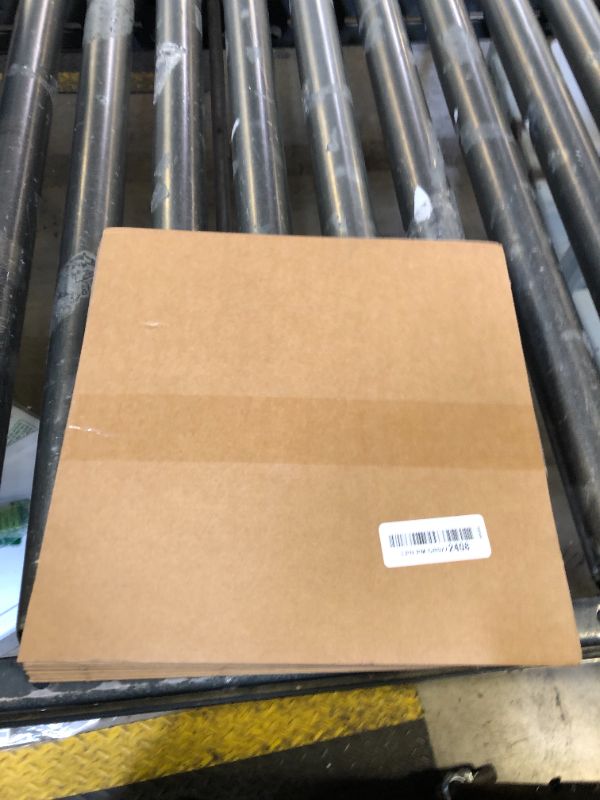 Photo 1 of 24 Pack Corrugated Cardboard Sheets 12x12, Flat Square Card Board Inserts for Packaging, DIY Crafts