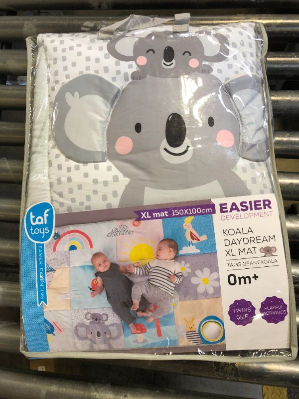 Photo 1 of The Taf Toys XL Daydream Koala Playmat looks to provide a spacious and interactive experience for your child. With its generous dimensions of 100 x 150 cm, it offers enough space for baby to play and explore freely.