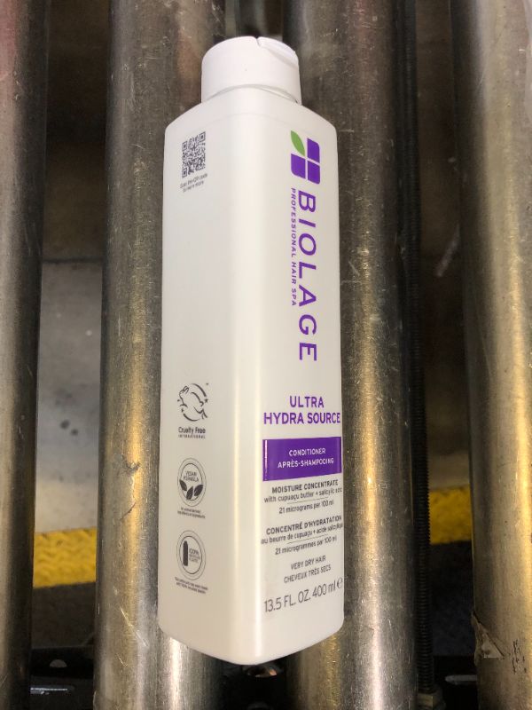 Photo 1 of Biolage Ultra Hydra Source Conditioning Balm | Deep Hydrating Conditioner | Renews Hair's Moisture | For Very Dry Hair | Silicone-Free | Vegan | Salon Conditioner | 13.5 Fl. Oz