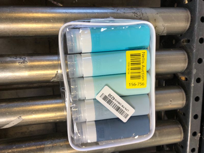 Photo 1 of INSFIT Travel Bottles for Toiletries, TSA Approved 3oz Travel Size Containers, BPA Free Leak Proof Squeezable Silicone Tubes for Shampoo Conditioner Lotion Soap with Labels