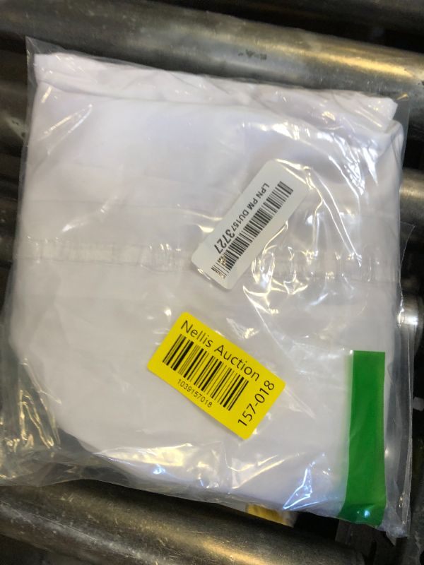 Photo 1 of Calvin Klein Boys' Long Sleeve Slim Fit Dress Shirt, Button-Down Style with Buttoned Cuffs & Shirttail Hem, White, 12