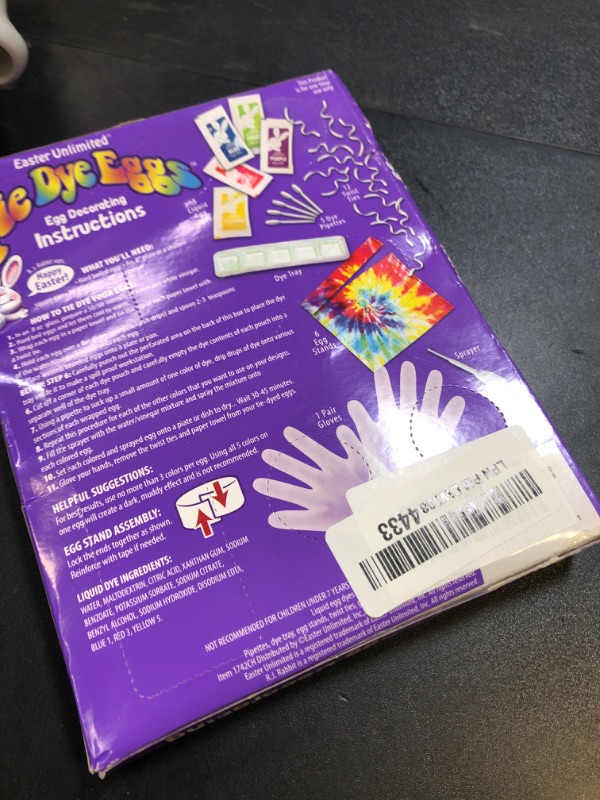 Photo 1 of Fun World Easter Unlimited Tie Dye Egg Coloring Kit