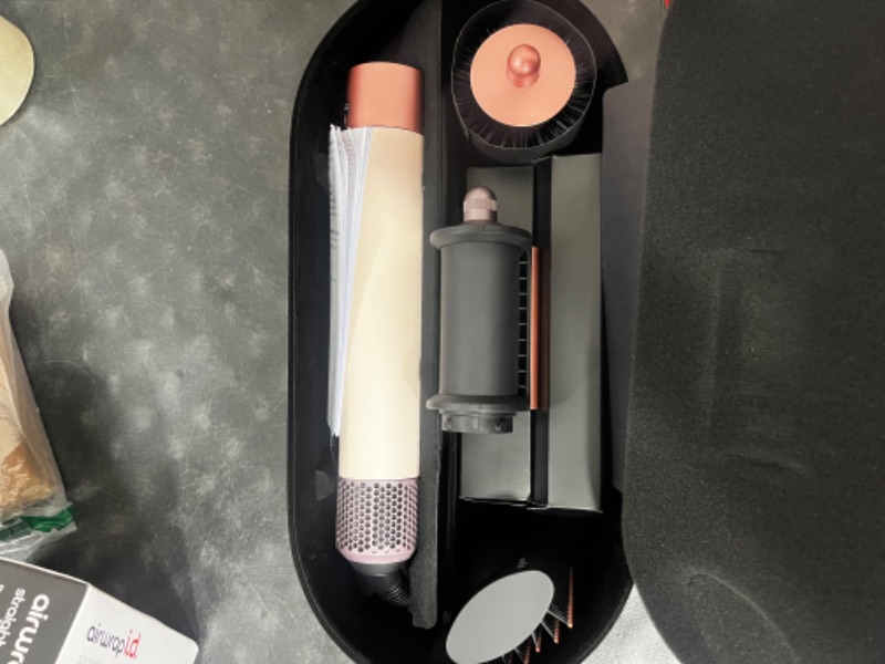 Photo 1 of Dyson Airwrap i.d.™ Multi-Styler and Dryer Straight+Wavy in Ceramic Pink and Rose Gold