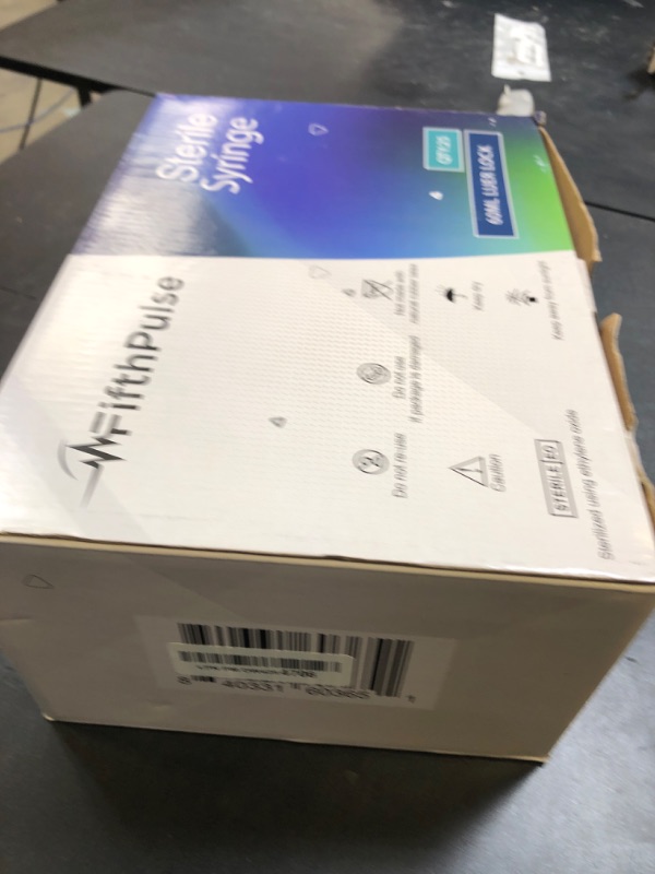 Photo 1 of 60 ml Syringe without Needle - 25 Pack of Individually Wrapped Disposable Syringes - Good for Medical, Scientific Lab, Home Use, and More - Sterile Luer Lock Syringes