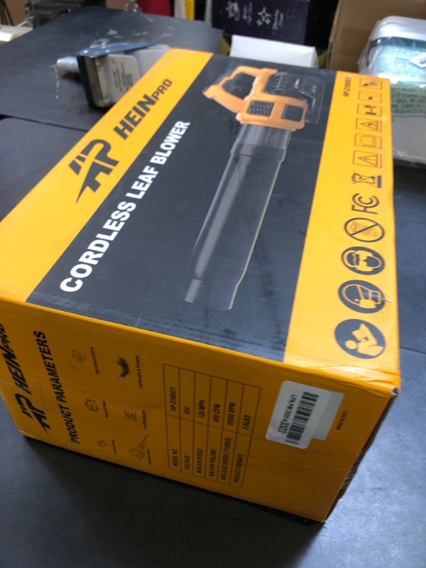 Photo 1 of HEINPRO Cordless Leaf Blower for Dewalt 20V Max Battery (Battery not Included) 400CFM Electric Leaf Blower Cordless, Variable Speed, Turbo Mode, Leaf blowers Battery Powered for Lawn Care, Yard