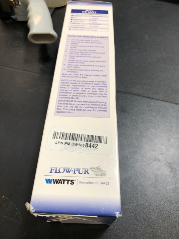 Photo 1 of Watts Water Technologies (FP10GT) in-Line Carbon Filter Cartridge (1201.11)