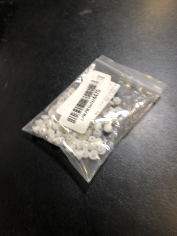 Photo 1 of Luomorgo 100pcs 8mm Pastic Round Shaped Cover Screw Cap Plugs White?8mm?