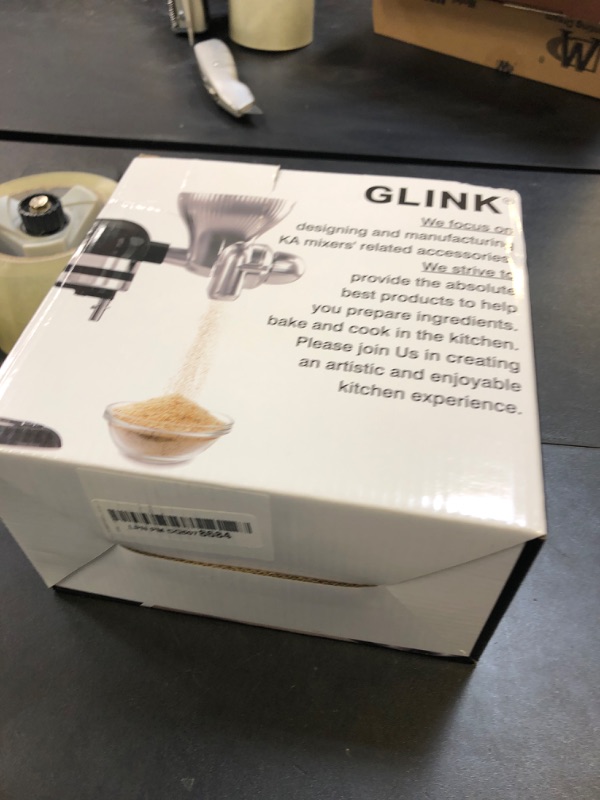 Photo 1 of GLINK All Metal Grain Mill Attachment Fit for KitchenAid Stand Mixer,12 Levels Flour Grinder Accessories, Grain Mill Attachment Fit for Grinding Wheat, Corn, Oats, Buckwheat, Millet and Other Cereals