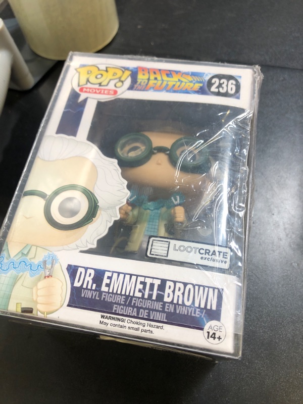 Photo 1 of Funko Back to The Future Dr. Emmet Brown Lootctare Exclusive Pop Vinyl