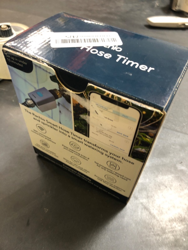 Photo 1 of Rachio Smart Hose Timer with WiFi Hub for Outdoor Watering | Easy Faucet Install, Automate Water & Sprinkler Schedules for Lawn, Garden, & Yard Care.