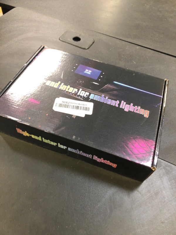 Photo 1 of Acrylic Interior Car Lights, 6 in 1 Dreamcolor Ambient Lighting Kit with Wireless APP/Remote/Button Control, USB Car Inside Lighting Accessories with Music Mode for Vehicle Decoration