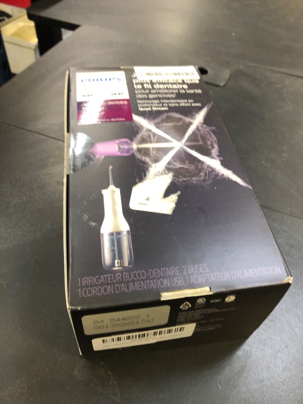 Photo 1 of Philips Sonicare Cordless Power Flosser 3000, White, HX3826/21