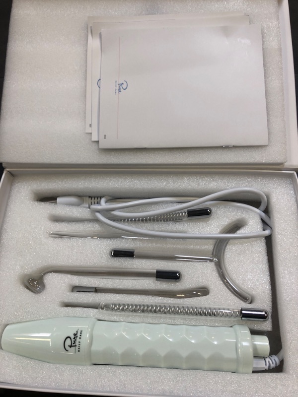 Photo 1 of NuDerma Clinical Skin Therapy Wand - Portable Skin Therapy Machine w 6 Fusion Neon + Argon Wands – Anti Aging - Clarifying - Skin Tightening & Radiance - Wrinkle Reducing