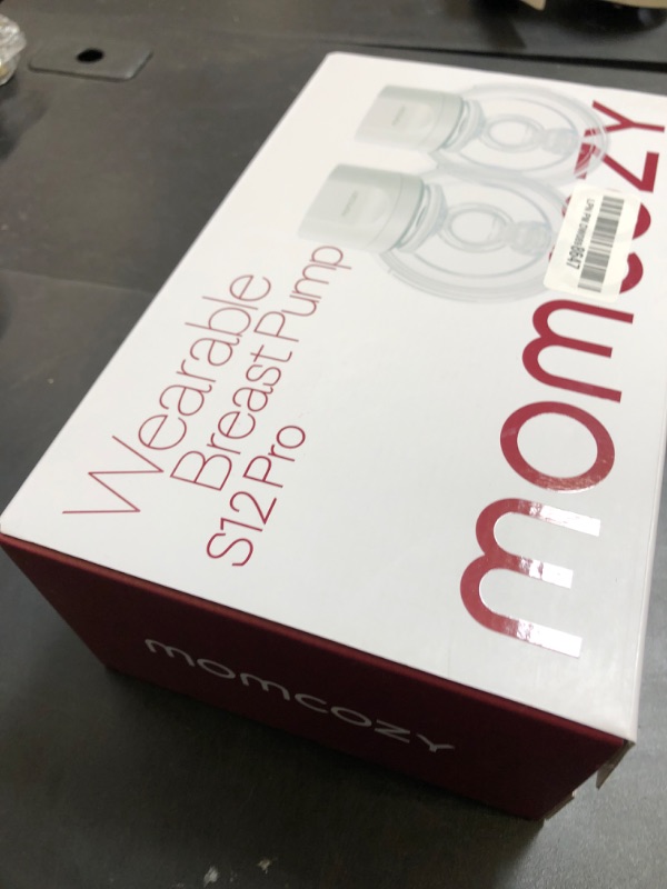 Photo 1 of Momcozy Hands-Free Breast Pump S12 Pro, Wearable & Portable Pump with Soft DoubleFit Flange, 3 Modes | 9 Levels Double Electric Pump, Smart Display, 24mm, 2 Pack, Cozy Pink