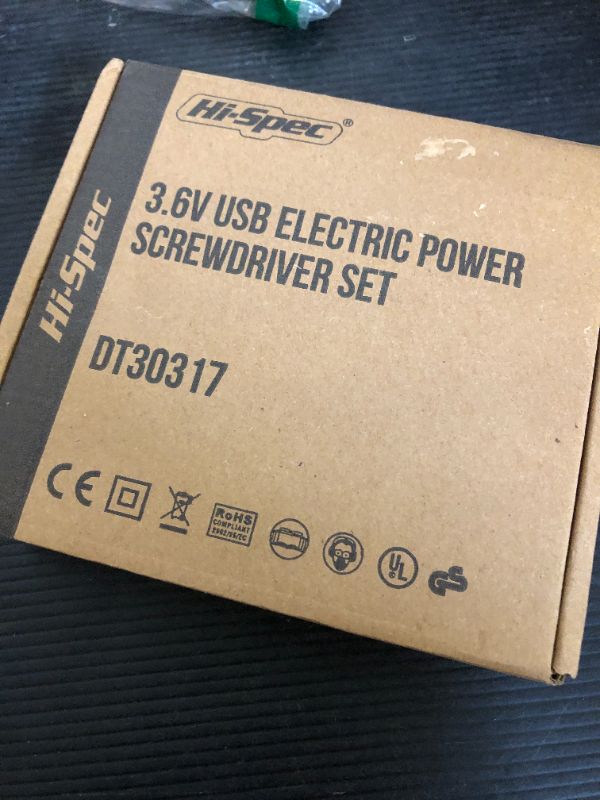 Photo 1 of Hi-Spec Electric Screwdriver 27pc 3.6V Pink USB Small Power Screwdriver Set. Cordless & Rechargeable with Driver Bit Set