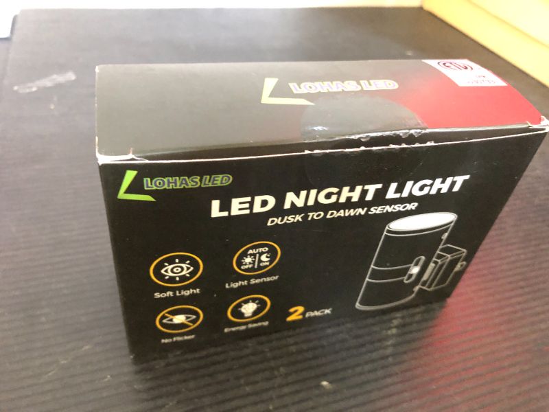 Photo 1 of mini----L LOHAS LED Night Light Plug in, Modern Night Lights Plug into Wall, Dusk to Dawn Sensor, Soft White 3000K, 0-100LM Adjustable Brightness, Dimmable Night Lights for Hallway Bedroom Stairway, 2 Pack