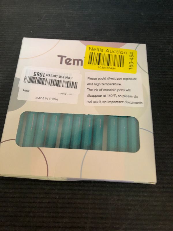 Photo 1 of Temiary 10Pcs Retractable Erasable Gel Pens Green, Make Mistakes Disappear, 0.5mm Fine Point Smooth Writing, No Smudge for Drawing Writing Planner and Crossword Puzzles (Green)