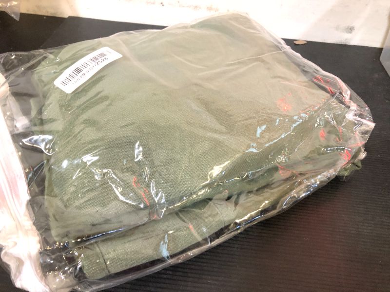 Photo 1 of Extra Long Curtain 108 Inches Long 2 Panels Set Back Tab Olive Green Linen Drapes for Living Room Neutral Farmhouse Light Filtering Semi Sheer Linen Curtains 108 Inch Length for Large Window 9 FT
