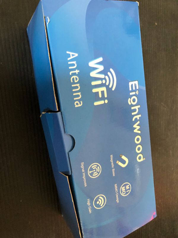 Photo 1 of Eightwood 9dBi WiFi 6E Antenna Tri-Band 6GHz 5GHz 2.4GHz Magnetic Base WiFi Antenna for PC Desktop Computer PCIe Bluetooth Card Gaming Motherboard, WiFi 6E Router