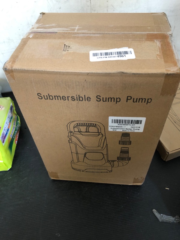 Photo 1 of Water Pump Submersible Sump Pump 1.4HP 5400GPH Portable Electric Water Pump Utility Pump for Pool Draining Flood Basement Hot Tub Pond