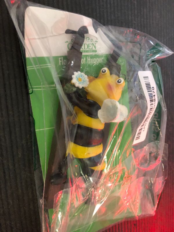 Photo 1 of Craft Supply Flower Pot - Hugger Figurine - Bee Garden Decor - Get All The Fun Collections of Pot Pal Climbers - Hanging Planter Decorations - Patio Decor - Yard Decor