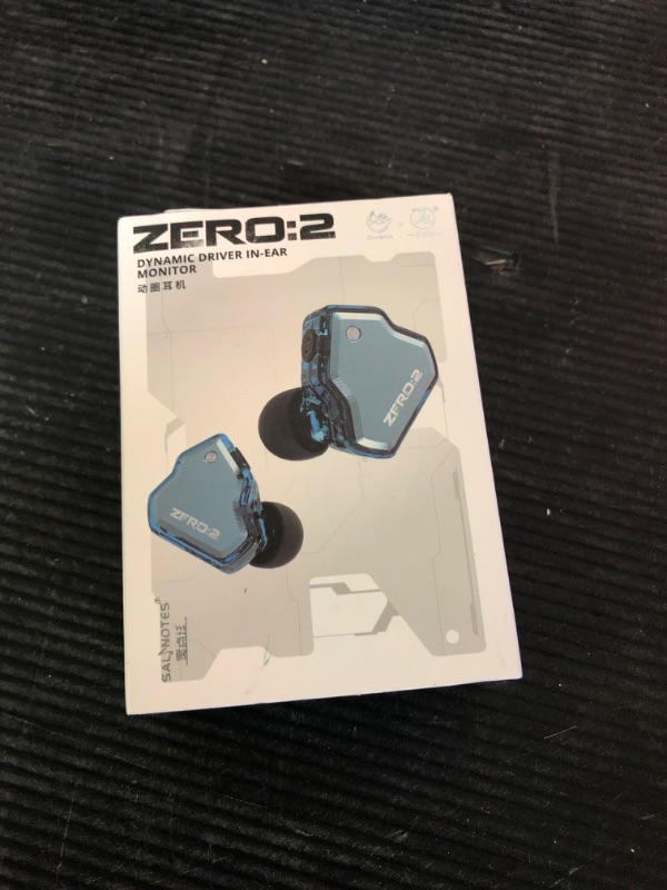 Photo 1 of Linsoul 7Hz x Crinacle Zero:2 in Ear Monitor, Updated 10mm Dynamic Driver IEM, Wired Earbuds Earphones, Gaming Earbuds, with OFC IEM Cable for Musician (Blue)