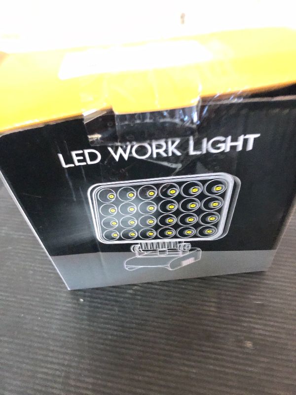 Photo 1 of 1pc   LED Work Light for DeWALT Battery: Ecarke 20v Work Light with Low Voltage Protection - 78W 7800Lumen Battery Light Portable Light USB&Type-C Charging Port Cordless Light for Job Site Lighting/Outdoor