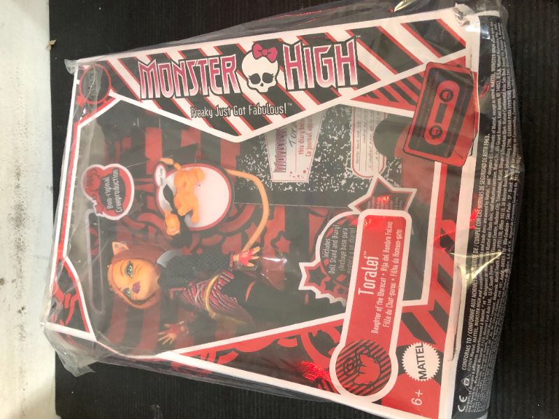 Photo 1 of Monster High Boo-riginal Creeproduction Doll, Toralei Collectible Reproduction with Doll Stand, Diary, and Pet Saber-Tooth Tiger Sweet Fangs