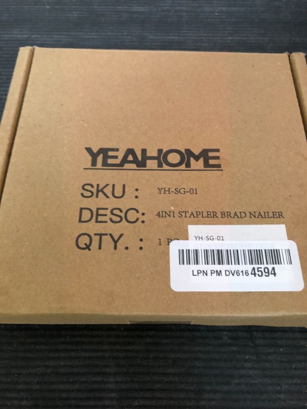 Photo 1 of Upholstery Staple Gun Heavy Duty, YEAHOME 4-in-1 Stapler Gun with 4000 Staples, Manual Brad Nailer Power Adjustment Stapler Gun for Wood, Crafts, Carpentry, Decoration DIY