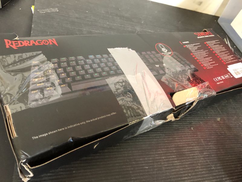 Photo 1 of Redragon Mechanical Gaming Keyboard Wired, 11 Programmable Backlit Modes, Hot-Swappable Red Switch, Anti-Ghosting, Double-Shot PBT Keycaps, Light Up Keyboard for PC Mac