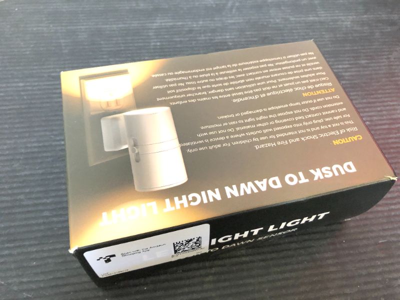 Photo 1 of L LOHAS LED Night Light Plug in, Night Lights Plug into Wall, Light Sensor, 0-100LM, Soft White 3000K, Dimmable Night Light, Modern Nightlight for Hallway Bedroom Stairway, 2 Pack