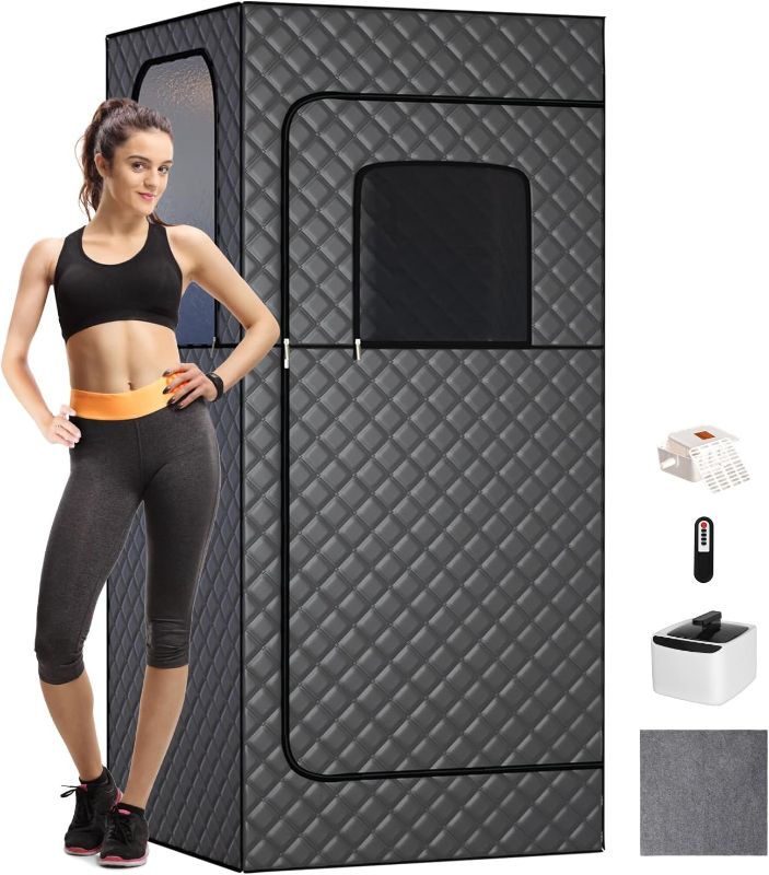 Photo 1 of TOREAD Portable Steam Sauna for Home, Personal Sauna Tent Home Sauna Box, Remote Control, 9 Adjustable Steam Levels, Compact & Easy Storage, Ideal for Relaxation
